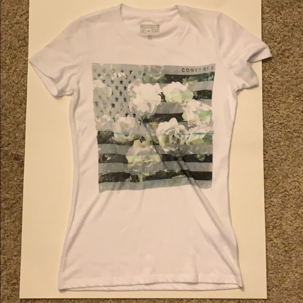 White Converse T
